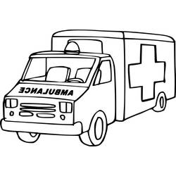 ぬりえページ: 救急車 (交通機関) #136753 - 無料の印刷可能なぬりえページ