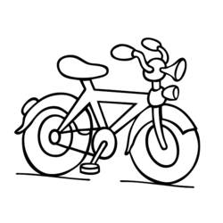 ぬりえページ: 自転車・バイク (交通機関) #136947 - 無料の印刷可能なぬりえページ