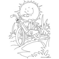 ぬりえページ: 自転車・バイク (交通機関) #136957 - 無料の印刷可能なぬりえページ