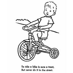 ぬりえページ: 自転車・バイク (交通機関) #136961 - 無料の印刷可能なぬりえページ