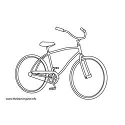 ぬりえページ: 自転車・バイク (交通機関) #136968 - 無料の印刷可能なぬりえページ