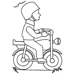 ぬりえページ: 自転車・バイク (交通機関) #136969 - 無料の印刷可能なぬりえページ