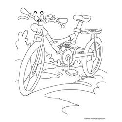 ぬりえページ: 自転車・バイク (交通機関) #136985 - 無料の印刷可能なぬりえページ