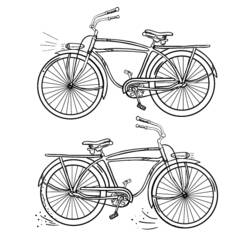 ぬりえページ: 自転車・バイク (交通機関) #136991 - 無料の印刷可能なぬりえページ