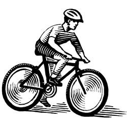 ぬりえページ: 自転車・バイク (交通機関) #137015 - 無料の印刷可能なぬりえページ