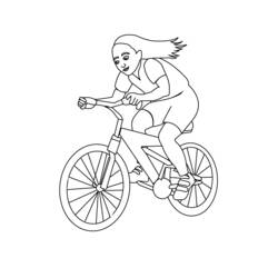 ぬりえページ: 自転車・バイク (交通機関) #137032 - 無料の印刷可能なぬりえページ
