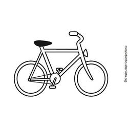 ぬりえ: 自転車・バイク - 無料の印刷可能なぬりえページ
