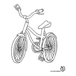 ぬりえページ: 自転車・バイク (交通機関) #137057 - 無料の印刷可能なぬりえページ