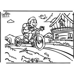 ぬりえページ: 自転車・バイク (交通機関) #137078 - 無料の印刷可能なぬりえページ