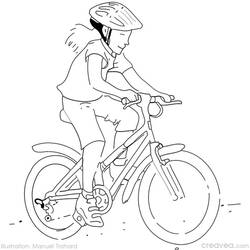 ぬりえページ: 自転車・バイク (交通機関) #137096 - 無料の印刷可能なぬりえページ
