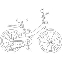 ぬりえページ: 自転車・バイク (交通機関) #137139 - 無料の印刷可能なぬりえページ