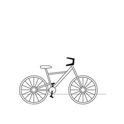 ぬりえページ: 自転車・バイク (交通機関) #137150 - 無料の印刷可能なぬりえページ