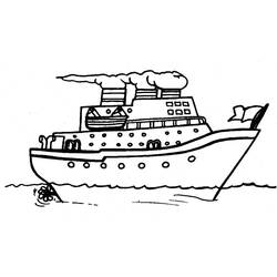 ぬりえページ: ボート・船 (交通機関) #137440 - 無料の印刷可能なぬりえページ