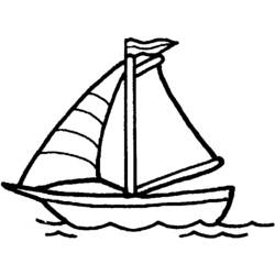 ぬりえページ: ボート・船 (交通機関) #137445 - 無料の印刷可能なぬりえページ