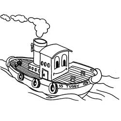 ぬりえページ: ボート・船 (交通機関) #137446 - 無料の印刷可能なぬりえページ
