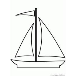 ぬりえページ: ボート・船 (交通機関) #137452 - 無料の印刷可能なぬりえページ