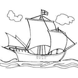 ぬりえページ: ボート・船 (交通機関) #137453 - 無料の印刷可能なぬりえページ