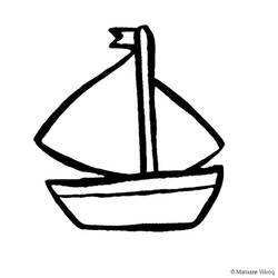ぬりえページ: ボート・船 (交通機関) #137458 - 無料の印刷可能なぬりえページ
