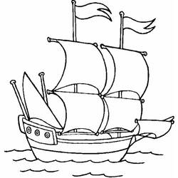ぬりえページ: ボート・船 (交通機関) #137468 - 無料の印刷可能なぬりえページ