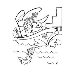 ぬりえページ: ボート・船 (交通機関) #137472 - 無料の印刷可能なぬりえページ
