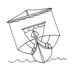 ぬりえページ: ボート・船 (交通機関) #137474 - 無料の印刷可能なぬりえページ