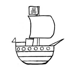 ぬりえページ: ボート・船 (交通機関) #137475 - 無料の印刷可能なぬりえページ