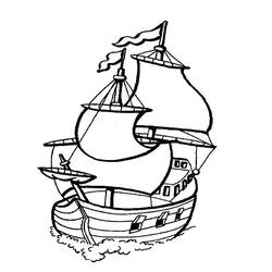 ぬりえページ: ボート・船 (交通機関) #137478 - 無料の印刷可能なぬりえページ