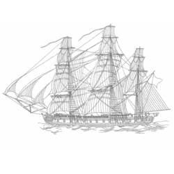 ぬりえページ: ボート・船 (交通機関) #137481 - 無料の印刷可能なぬりえページ