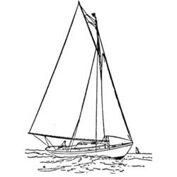 ぬりえページ: ボート・船 (交通機関) #137484 - 無料の印刷可能なぬりえページ