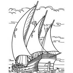 ぬりえページ: ボート・船 (交通機関) #137485 - 無料の印刷可能なぬりえページ