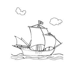 ぬりえページ: ボート・船 (交通機関) #137496 - 無料の印刷可能なぬりえページ