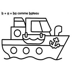 ぬりえページ: ボート・船 (交通機関) #137505 - 無料の印刷可能なぬりえページ