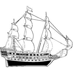 ぬりえページ: ボート・船 (交通機関) #137513 - 無料の印刷可能なぬりえページ
