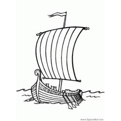 ぬりえページ: ボート・船 (交通機関) #137514 - 無料の印刷可能なぬりえページ