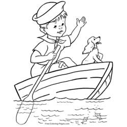 ぬりえページ: ボート・船 (交通機関) #137517 - 無料の印刷可能なぬりえページ