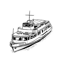 ぬりえページ: ボート・船 (交通機関) #137519 - 無料の印刷可能なぬりえページ