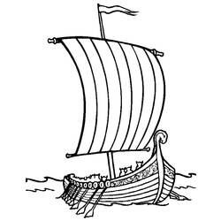 ぬりえページ: ボート・船 (交通機関) #137520 - 無料の印刷可能なぬりえページ