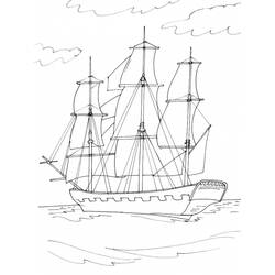 ぬりえページ: ボート・船 (交通機関) #137534 - 無料の印刷可能なぬりえページ