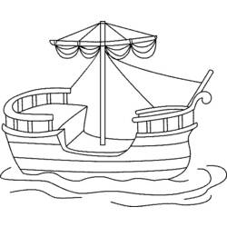 ぬりえページ: ボート・船 (交通機関) #137541 - 無料の印刷可能なぬりえページ