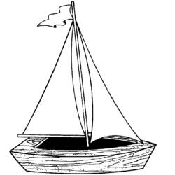 ぬりえページ: ボート・船 (交通機関) #137547 - 無料の印刷可能なぬりえページ