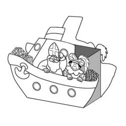 ぬりえページ: ボート・船 (交通機関) #137560 - 無料の印刷可能なぬりえページ