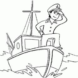 ぬりえページ: ボート・船 (交通機関) #137565 - 無料の印刷可能なぬりえページ