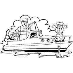 ぬりえページ: ボート・船 (交通機関) #137589 - 無料の印刷可能なぬりえページ