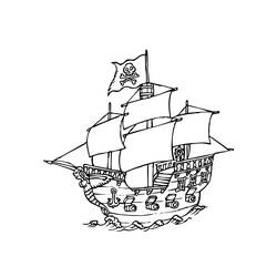 ぬりえページ: ボート・船 (交通機関) #137590 - 無料の印刷可能なぬりえページ