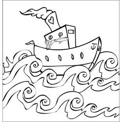 ぬりえページ: ボート・船 (交通機関) #137595 - 無料の印刷可能なぬりえページ