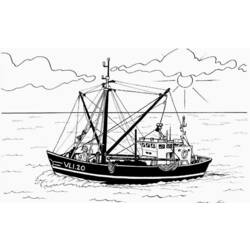 ぬりえページ: ボート・船 (交通機関) #137622 - 無料の印刷可能なぬりえページ