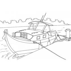 ぬりえページ: ボート・船 (交通機関) #137643 - 無料の印刷可能なぬりえページ