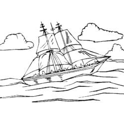 ぬりえページ: ボート・船 (交通機関) #137648 - 無料の印刷可能なぬりえページ