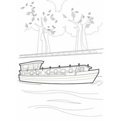 ぬりえページ: ボート・船 (交通機関) #137652 - 無料の印刷可能なぬりえページ