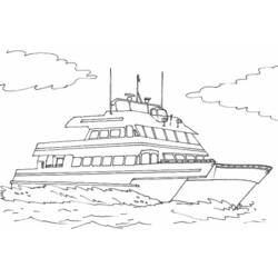 ぬりえページ: ボート・船 (交通機関) #137673 - 無料の印刷可能なぬりえページ